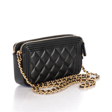 chanel boy clutch with chain price|Chanel clutch with chain lambskin.